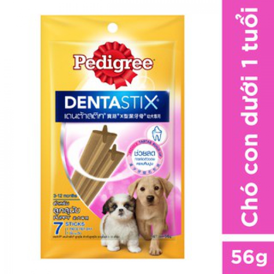 Bánh xương cho chó con Pedigree Dentastix 56g