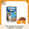 Pate Snappy Tom cho mèo lon 400g